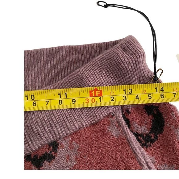 NWT Cupcakes and Cashmere animal print knit lounge pants jogger pants size small - Picture 5 of 6